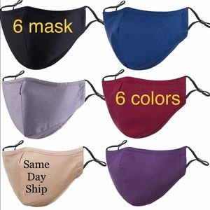 6 mask 6 colors